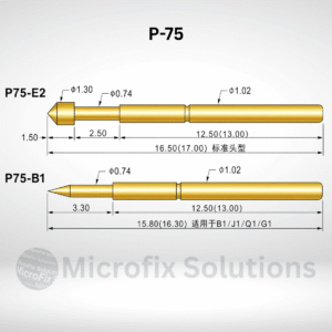 P-75 Spring Test Probe Pogo Pin – 5 Pcs