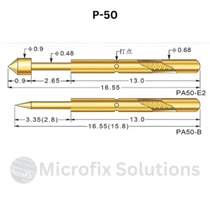 P-50 Spring Test Probe Pogo Pin – 5 Pcs