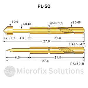 PL-50 Spring Test Probe Pogo Pin – 5 Pcs