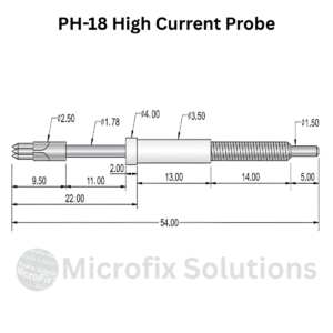 PH-18 High Current Test Probe Pogo Pin – 5 Pcs